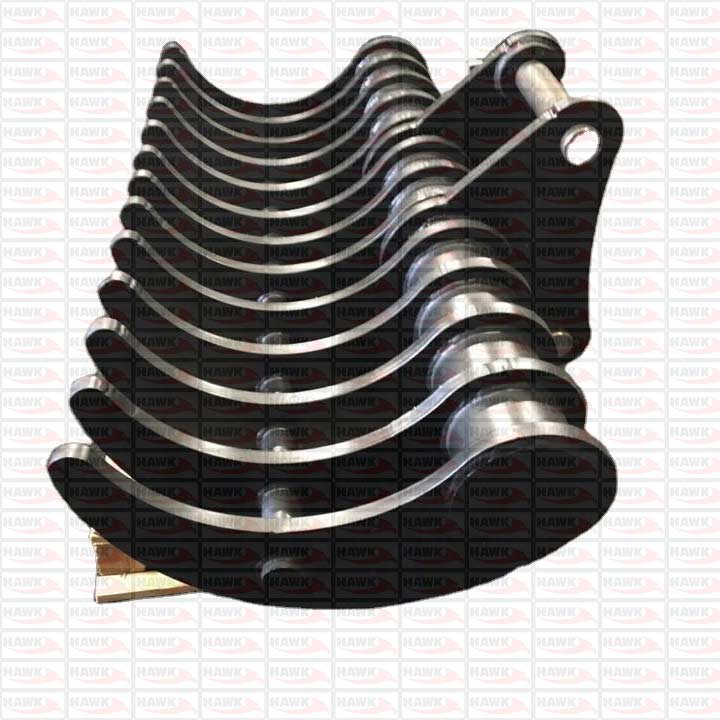 Block Rock Stone Mini Excavator Root Rake