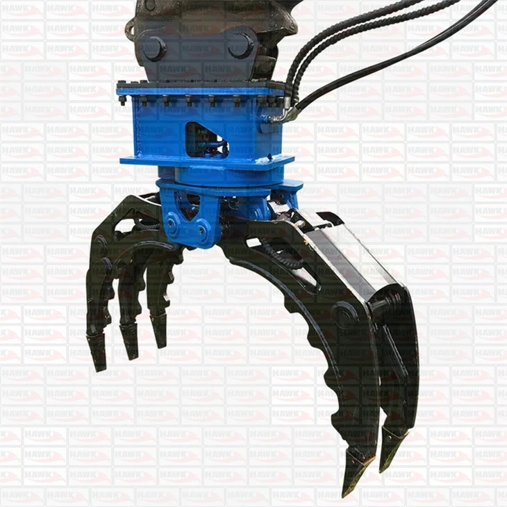 Hydraulic Rotating Grapple Attachment