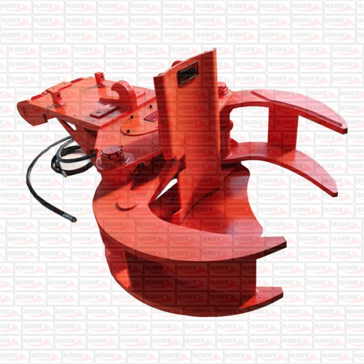 Hydraulic Tree Shear Attachment For Mini Digger