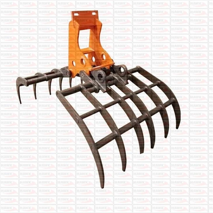 Grass Grapple Attachment For Farm