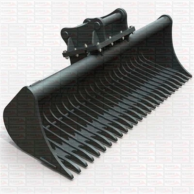 12-16 Tonne Excavator Av Rake Bucket
